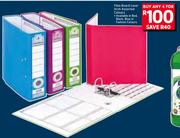 Files Board Lever Arch Assorted Colours-For 4