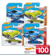 Hot Wheels Basic Die Cast Car Assorted-For 4