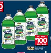 Shield Blade Power Green Multi Purpose Cleaner-4 x 2Ltr