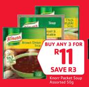 Knorr Packet Soup Assorted-3 x 50g