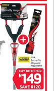 Addis PVA Butterfly Mop & Mop Refill-Both For