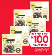 Petley's Dog Food Assorted-5 x 775g