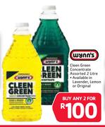 Wynn's Cleen Green Concentrate Assorted-2 x 2Ltr