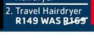 Stylista Travel Hairdryer STH-83