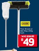 Addis Floor Broom Or Wet Mop-200g Each