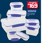 Sistema Klip It Foodsaver 6 Pack Set With Lids