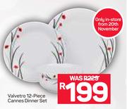 Valvetro 12 Piece Cannes Dinner Set