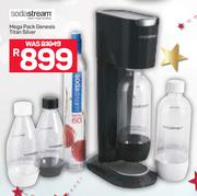 Sodastream Mega Pack Genesis Titan Silver