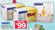 Luminare Savoie Red Wine/White Wine Or Flute Glasses 6's-Per Pack