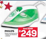 Philips 2000W Steam And Spray Iron(GC1434/70)