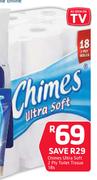Chimes Ultra Soft 2Ply Toilet Tissue-18's