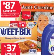 Aunt Caroline Long Grain Parboiled Rice-10Kg 