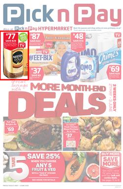 Pick n Pay KZN : Great Savings With Month-End Deals (21 May - 03 Jun 2018), page 1