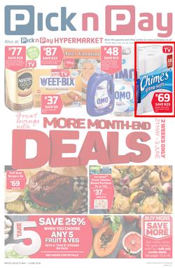 Pick n Pay KZN : Great Savings With Month-End Deals (21 May - 03 Jun 2018), page 1