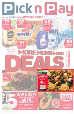 Pick n Pay KZN : Great Savings With Month-End Deals (21 May - 03 Jun 2018), page 1
