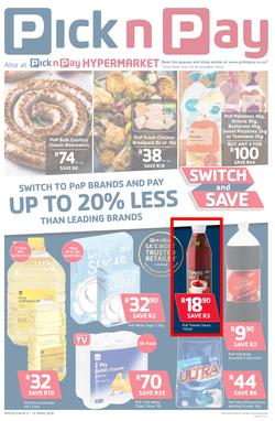 Pick n Pay KZN : Switch And Save (03 Apr - 15 Apr 2018), page 1