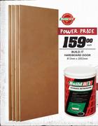 Built It Hardboard Door-813mmx2032mm Each