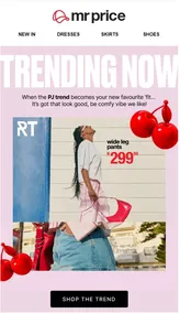 Mr Price : Trending Now (Request Valid Date From Retailer)