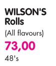 Wilson's Rolls (All Flavours)-48's
