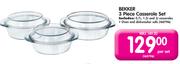 Bekker 3 Piece Casserole Set