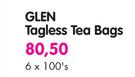 Glen Tagless Tea Bags - 6 x 100's