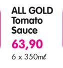 All Gold Tomato Sauce - 6 x 350ml 