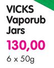 Vicks Vaporub Jars-6 x 50gm