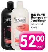Tresemm Shampoo or Conditioner(All Variants)-900ml Each