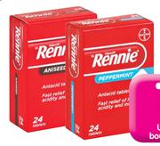 Rennie Digestive Tablets(All Variants)-12 x 24's