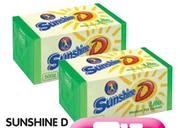 Sunshine D Lite Margarine Brick-500gm Each
