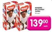Huggies Dry Comfort Jumbo(All Sizes)-Each