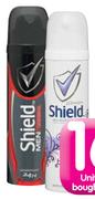 Shield Aerosol Deodorant(All Variants)-6 x 150ml