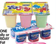 Danone Yo-Jelly or Nutriday Low Fat Smooth Yoghurt(All Flavours)-6 x 100gm