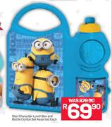 Stor Character Lunch Box & Bottle Combo Set Assorted-Each