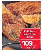 PNP Bulk Lamb Braai Chops-Per kg