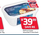 PnP Ice Cream Assorted-2Ltr Each
