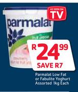 Parmalat Low Fat Or fabulate Yoghurt Assorted-1Kg Each