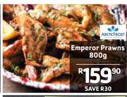 Arctic Frost Emperor Prawns-800g
