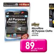 Shield Microfibre All Purpose Cloths-Per 10 Pack