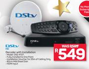 DSTV HD Decoder With Installation DSD 4137