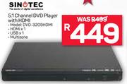 Sinotec 5.1 Channel DVD Player With HDMI