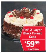 PNP 2 Layer Black Forest Cake
