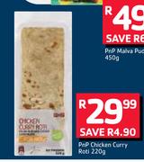 PnP Chicken Curry Roti-220g