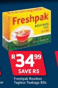 Freshpak Rooibos Tagless Teabags-80s