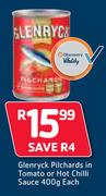 Glenryck Pilchards In Tomato Or Hot Chilli Sauce-400g Each