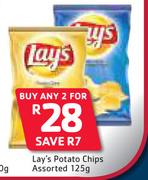 Lay's Potato Chips Assorted-2 x 125g