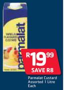 Parmalat Custard Assorted-1Ltr Each