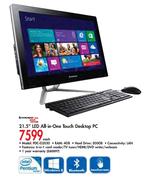 Lenovo 21.5" LED All-In-One Touch Desktop PC(PDC-G2030)