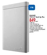 Seagate 2.5" Back Up Plus-1TB