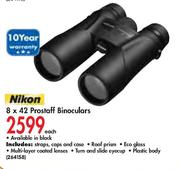 Nikon 8 x 42 Prostaff Binoculars
